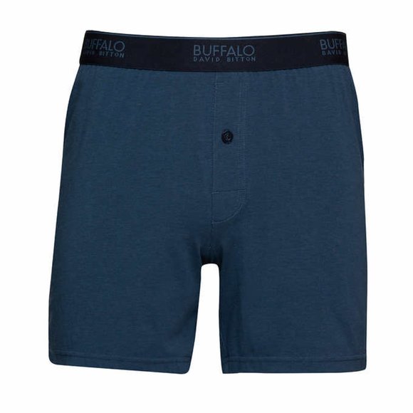 New! Buffalo David Bitton Men's boys Knit Boxer 3-Pack Blue color Size M Medium! - Picture 6 of 8
